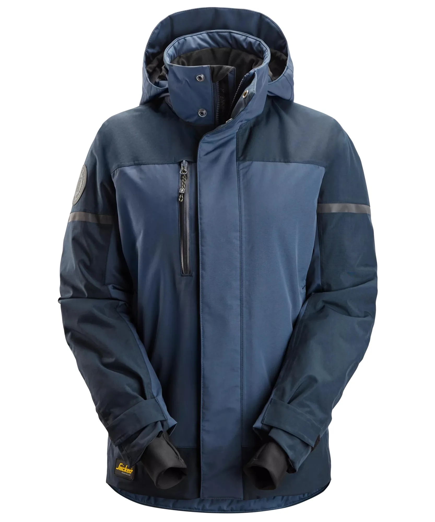 Snickers 1177 AllroundWork Women's Waterproof Insulated Jacket in Navy/Dark Navy