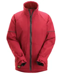 Snickers 1187 AllroundWork Women's Insulated Jacket in Chili Red/Black