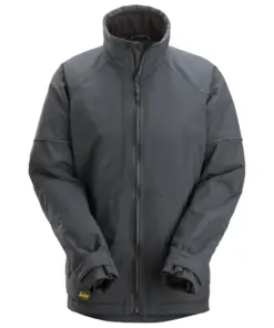 Snickers 1187 AllroundWork Women's Insulated Jacket in Steel Grey/Black
