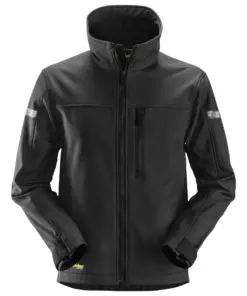 Snickers 1200 AllroundWork Softshell Jacket in Black/Black