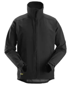 Snickers 1205 AllroundWork Windproof Softshell Jacket in Black
