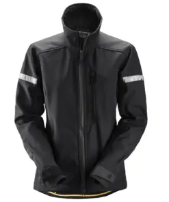 Snickers 1207 AllroundWork Women's Softshell Jacket in Black/Black