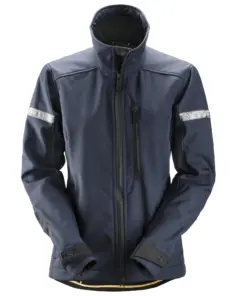 Snickers 1207 AllroundWork Women's Softshell Jacket in Navy/Black