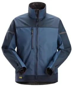 Snickers 1216 AllroundWork Softshell Stretch Jacket in Navy/Dark Navy