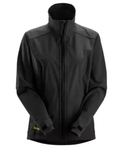 Snickers 1247 AllroundWork Women's Windproof Softshell Jacket in Black