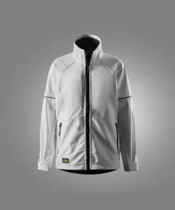 Snickers 1257 AllroundWork Women's Softshell Jacket in White/Black