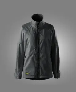 Snickers 1257 AllroundWork Women's Softshell Jacket in Steel Grey/Black