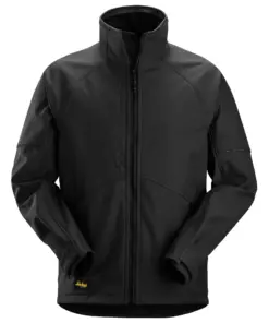Snickers 1258 AllroundWork Softshell Jacket in Black/Black