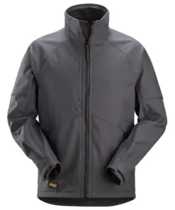 Snickers 1258 AllroundWork Softshell Jacket in Steel Grey/Black
