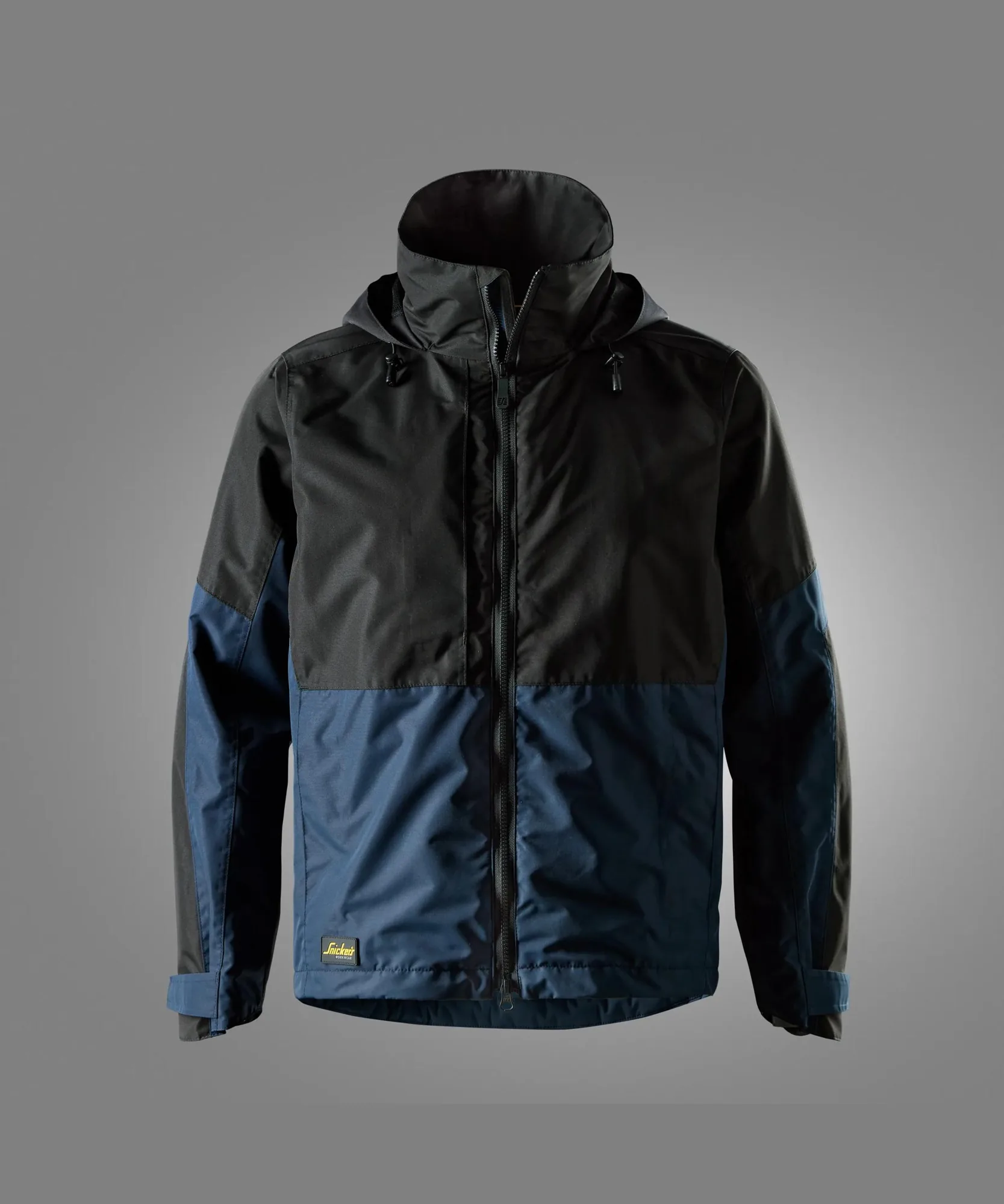 Snickers 1304 AllroundWork Waterproof Shell Jacket in Navy/Black