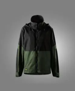 Snickers 1374 AllroundWork Women's Waterproof Jacket in Khaki Green/Black