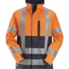 Snickers 1562 ProtecWork Jacket High-Vis Class 3/2 in High Visibility Orange/Navy