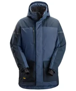 Snickers 1801 AllroundWork Waterproof Insulated Parka in Navy/Dark Navy