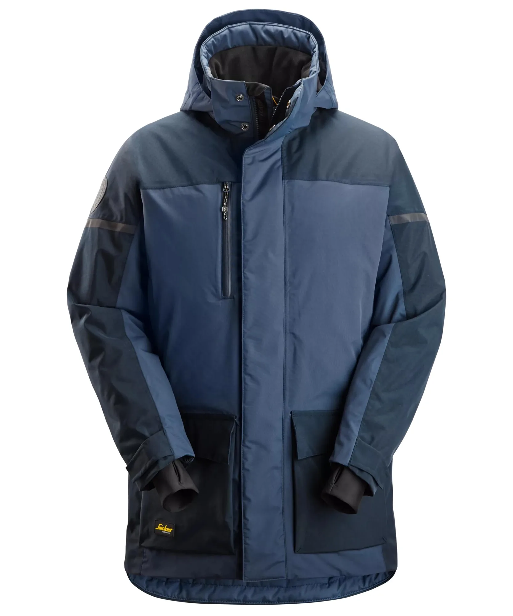 Snickers 1801 AllroundWork Waterproof Insulated Parka in Navy/Dark Navy