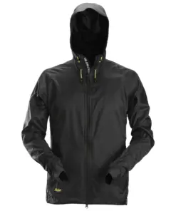 Snickers 1908 LiteWork Windbreaker in Black/Black