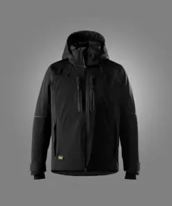 Snickers 1955 FlexiWork Stretch Jacket in Black/Black