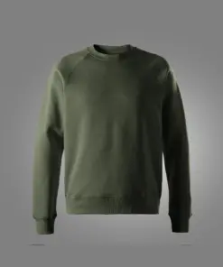 Snickers 2020 Classic Sweatshirt Crewneck in Khaki Green