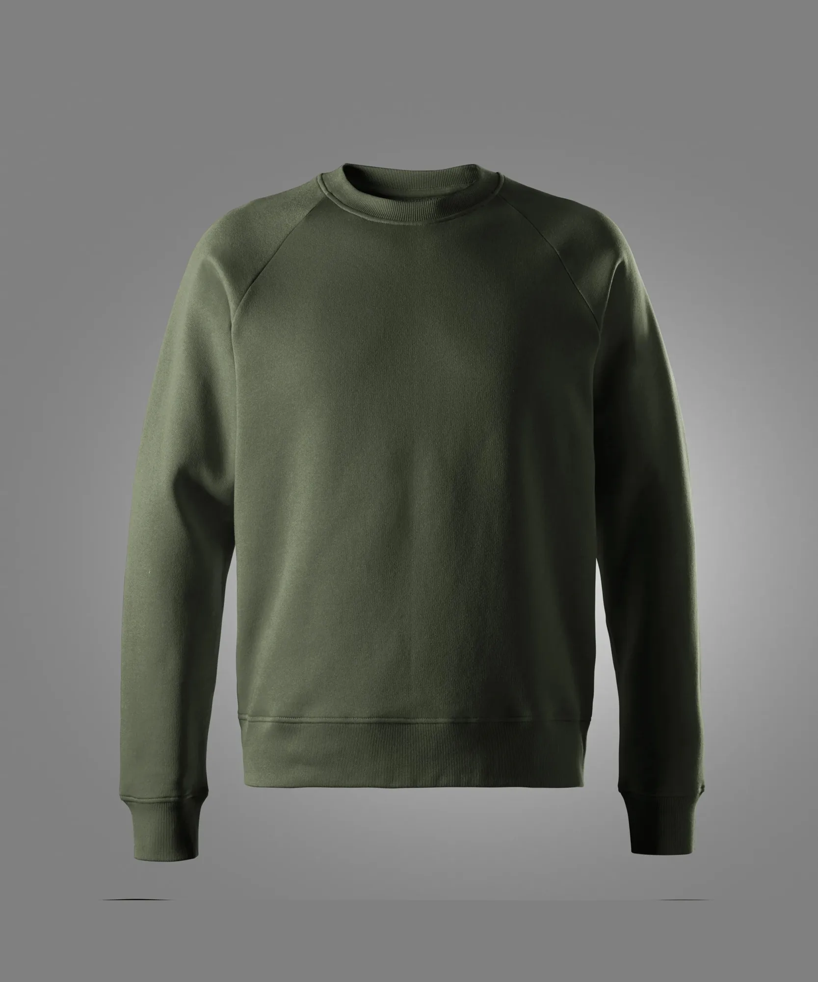 Snickers 2020 Classic Sweatshirt Crewneck in Khaki Green