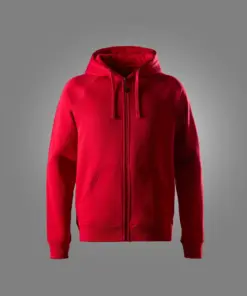 Snickers 2026 Classic Sweatshirt Full Zip Hoodie in Chili Red