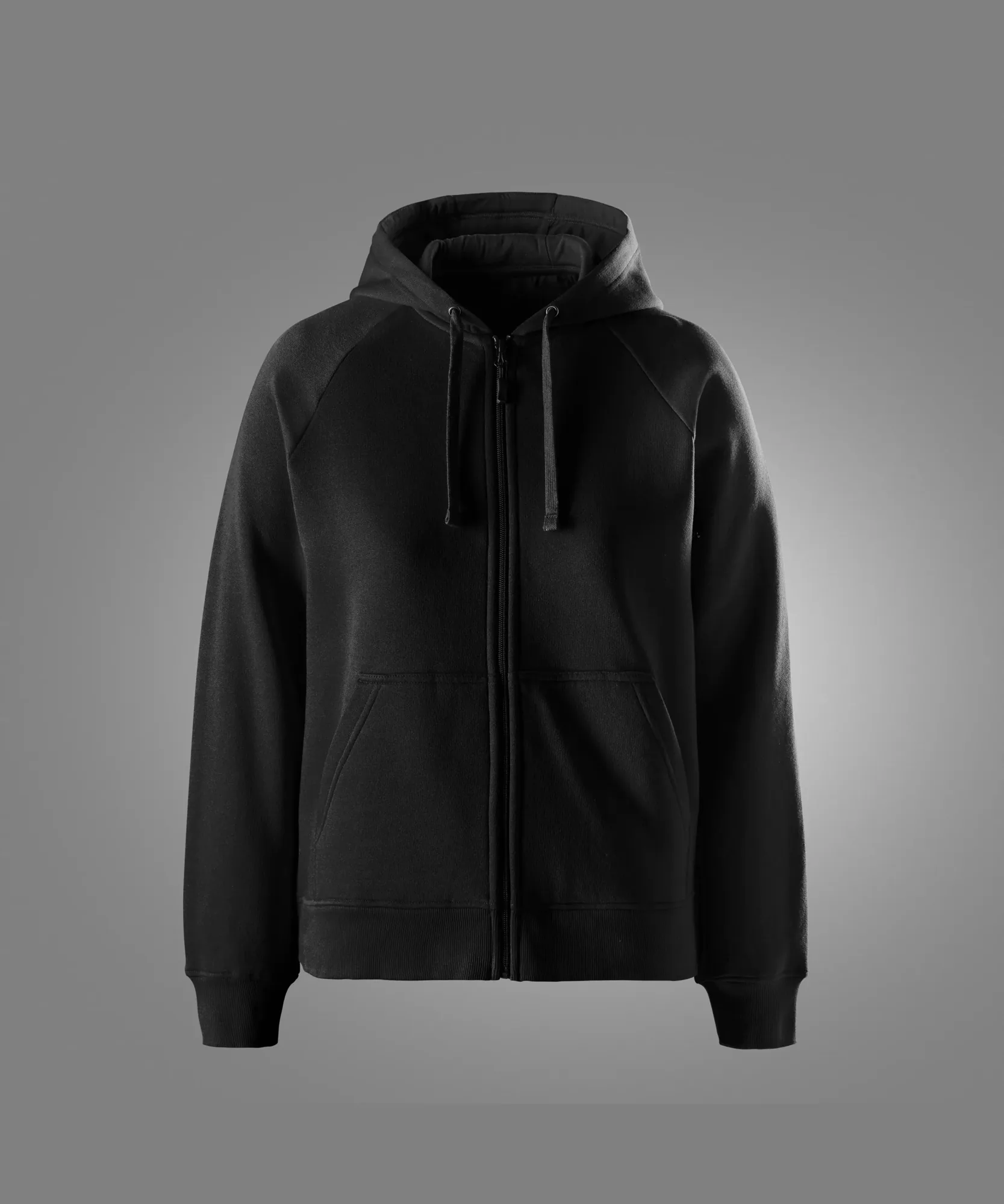 Snickers 2027 Women's Classic Sweatshirt Full Zip Hoodie in Black