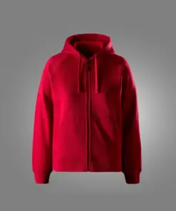 Snickers 2027 Women's Classic Sweatshirt Full Zip Hoodie in Chili Red