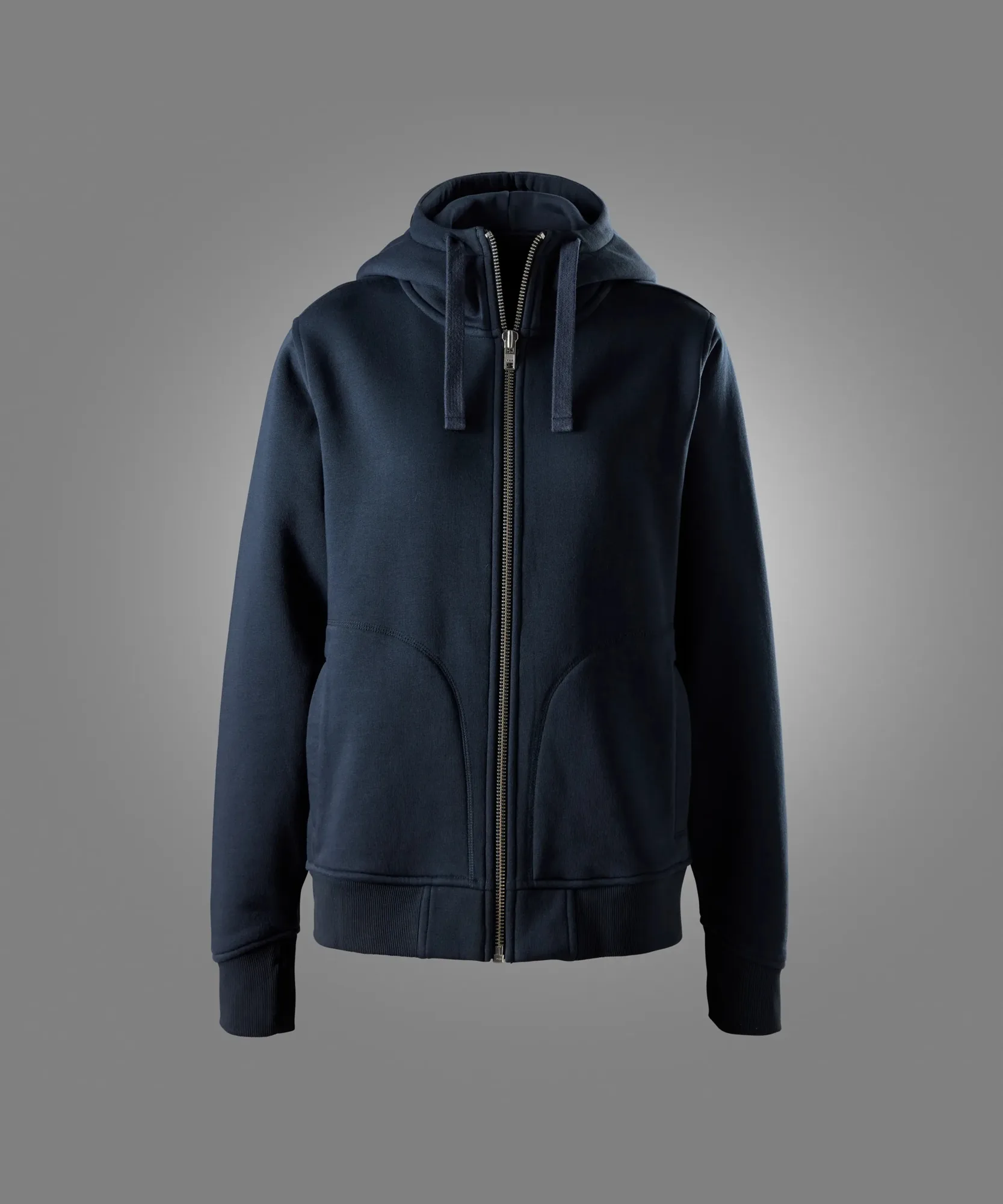 Snickers 2047 Women's Heavy Sweatshirt Full Zip Hoodie in Navy