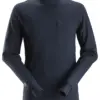 Snickers 2460 ProtecWork Long Sleeve T-Shirt in Navy