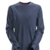 Snickers 2467 ProtecWork Women's Long Sleeve T-Shirt in Navy