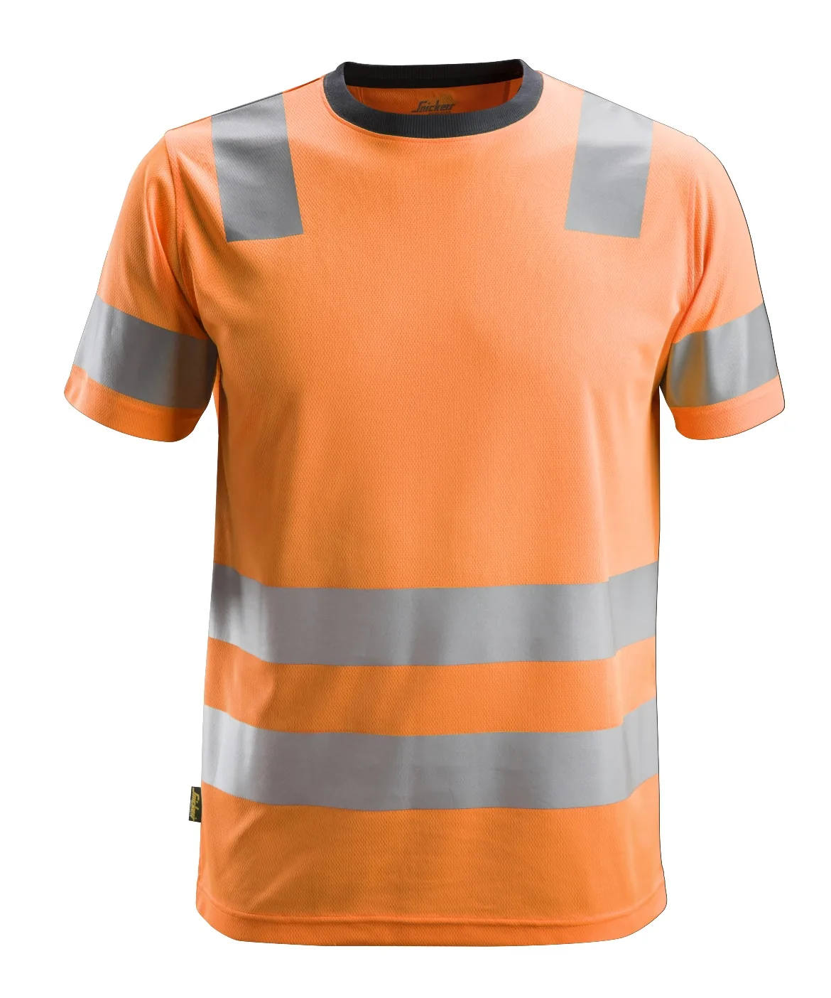 Snickers 2530 High-Vis Class 2 T-Shirt in High Visibility Orange