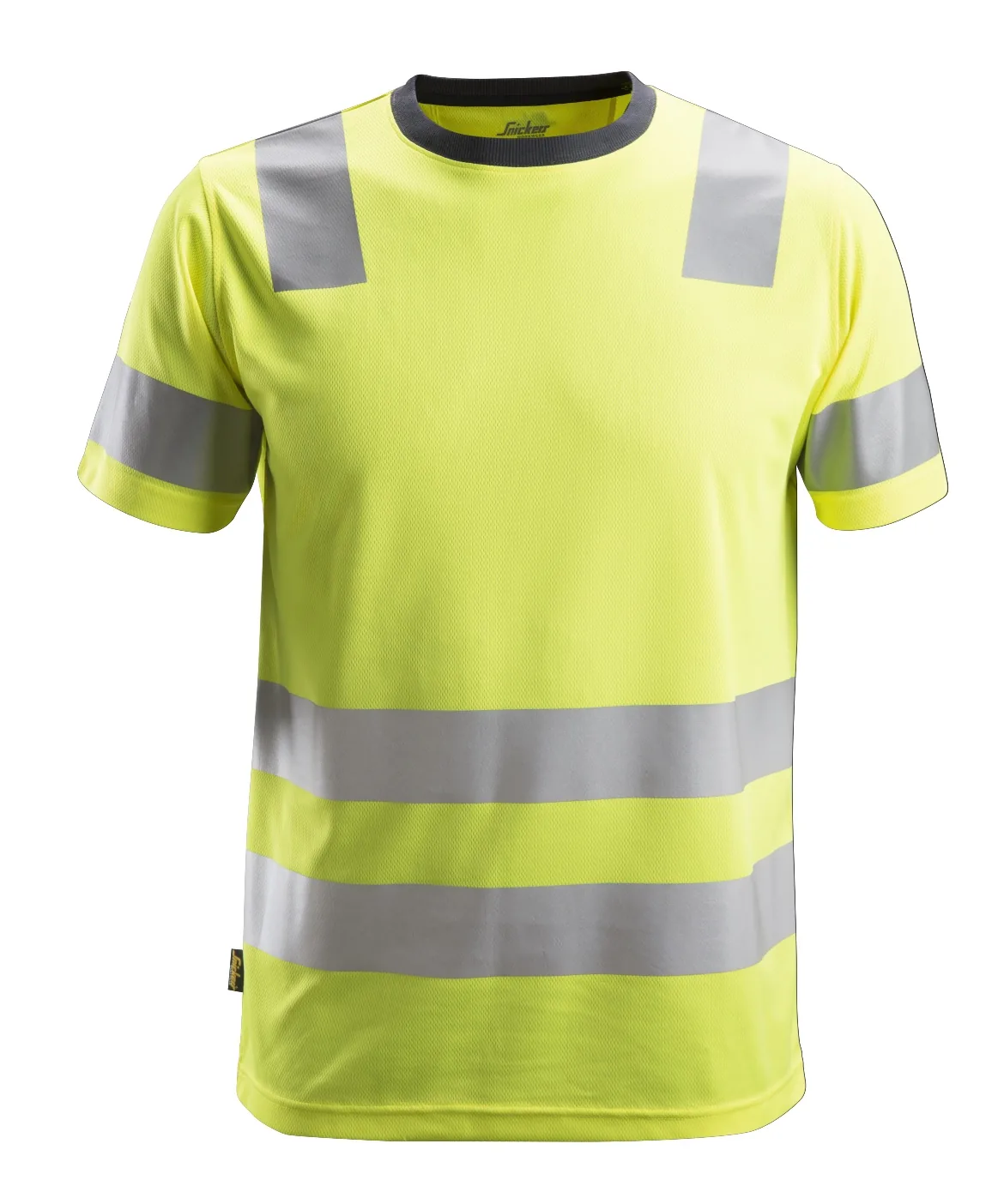 Snickers 2530 High-Vis Class 2 T-Shirt in High Visibility Yellow