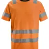 Snickers 2536 High-Vis Class 2 T-Shirt in High Visibility Orange