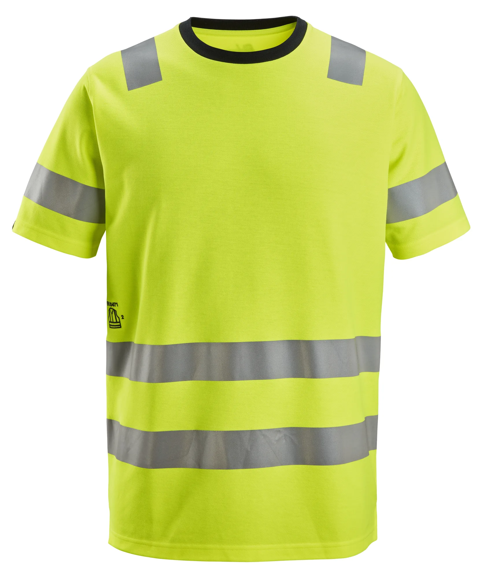 Snickers 2536 High-Vis Class 2 T-Shirt in High Visibility Yellow