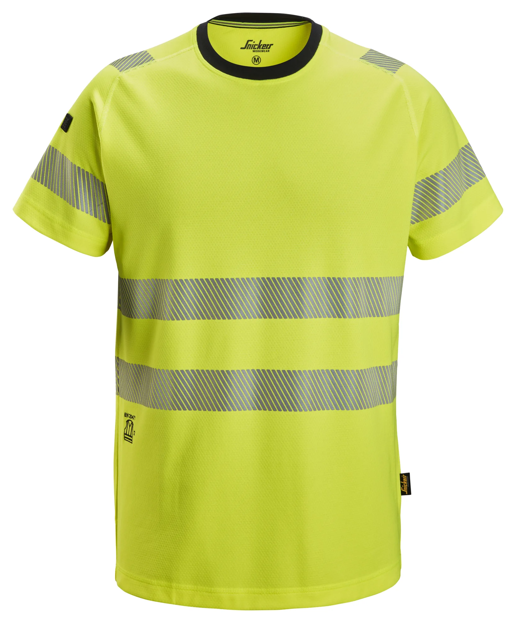 Snickers 2539 High-Vis Class 2 T-shirt in High Visibility Yellow