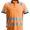 Snickers 2730 High-Vis Class 2 Polo Shirt in High Visibility Orange