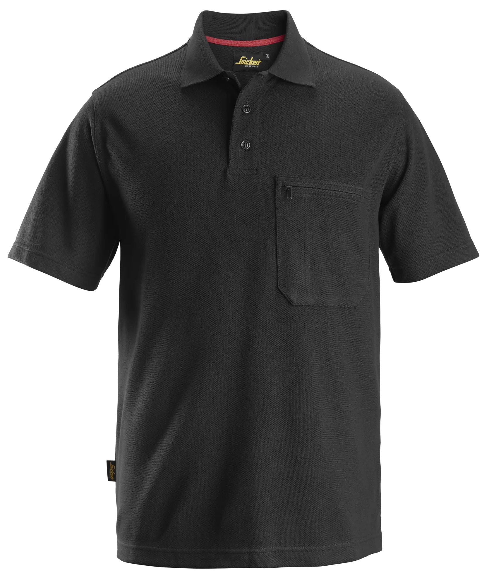 Snickers 2760 ProtecWork Short Sleeve Polo Shirt in Black