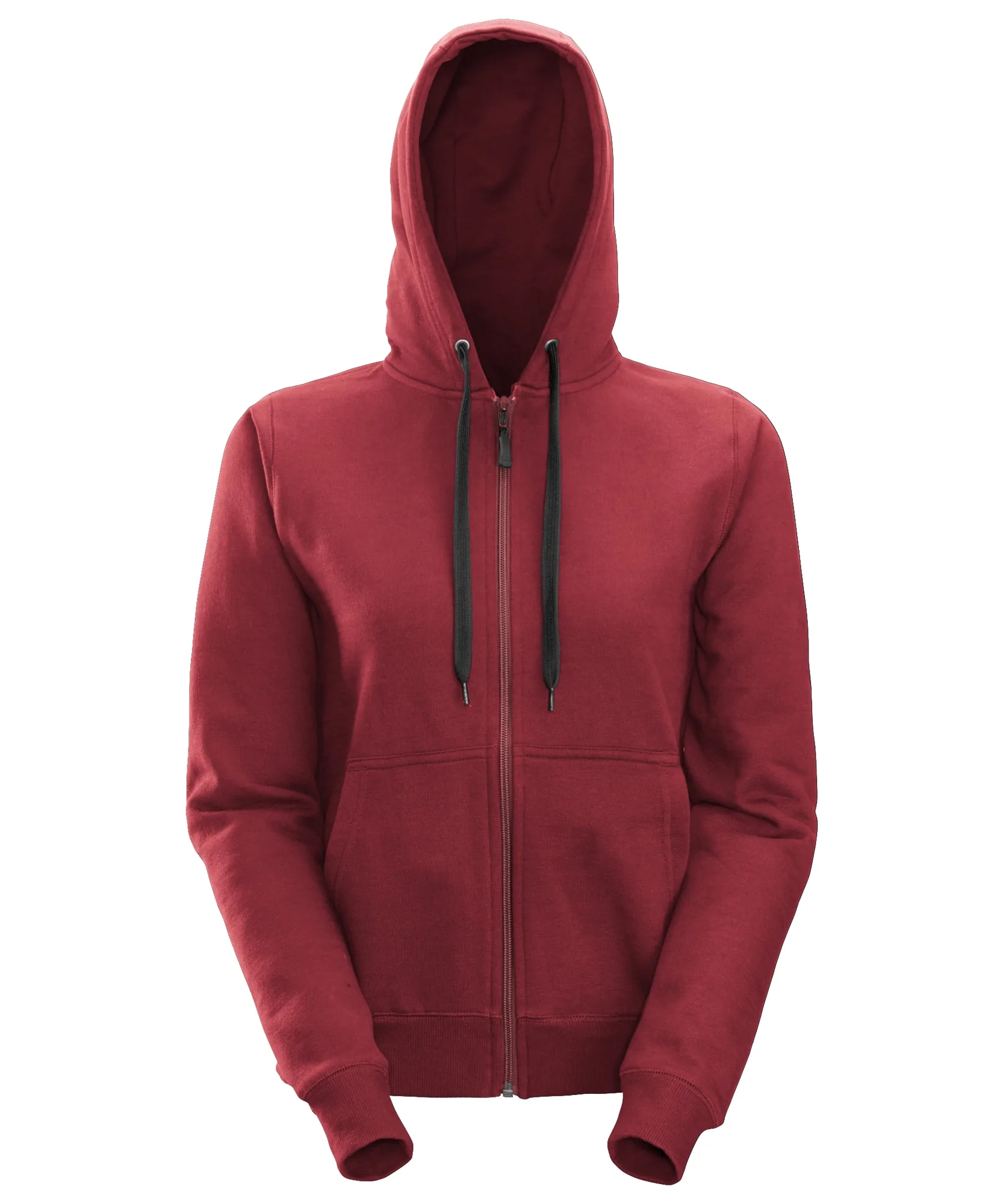Snickers 2806 Women's Zip Hoodie in Chili Red
