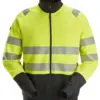 Snickers 2835 High-Vis Class 2 Full Zip Jacket in High Visibility Yellow/Black