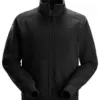 Snickers 2874 Cordura® Tech Sweatshirt Jacket in Black/Black