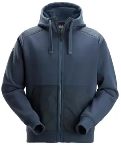Snickers 2875 Cordura® Tech Sweatshirt Full Zip Hoodie in Navy/Dark Navy