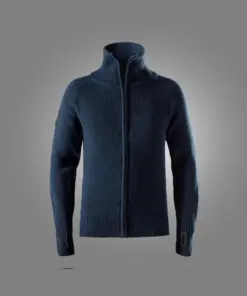 Snickers 2906 Wool Full Zip Sweater in Navy
