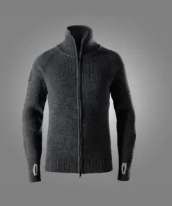 Snickers 2906 Wool Full Zip Sweater in Anthracite Melange