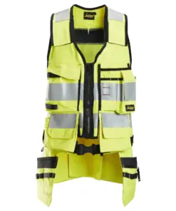 Snickers 4260 ProtecWork Vest High-Vis Class 1 in High Visibility Yellow