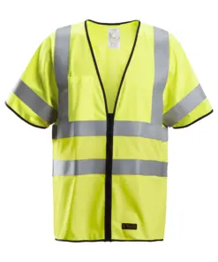 Snickers 4361 ProtecWork Vest High-Vis Class 3/2 in High Visibility Yellow