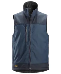 Snickers 4506 AllroundWork Softshell Stretch Vest in Navy/Dark Navy