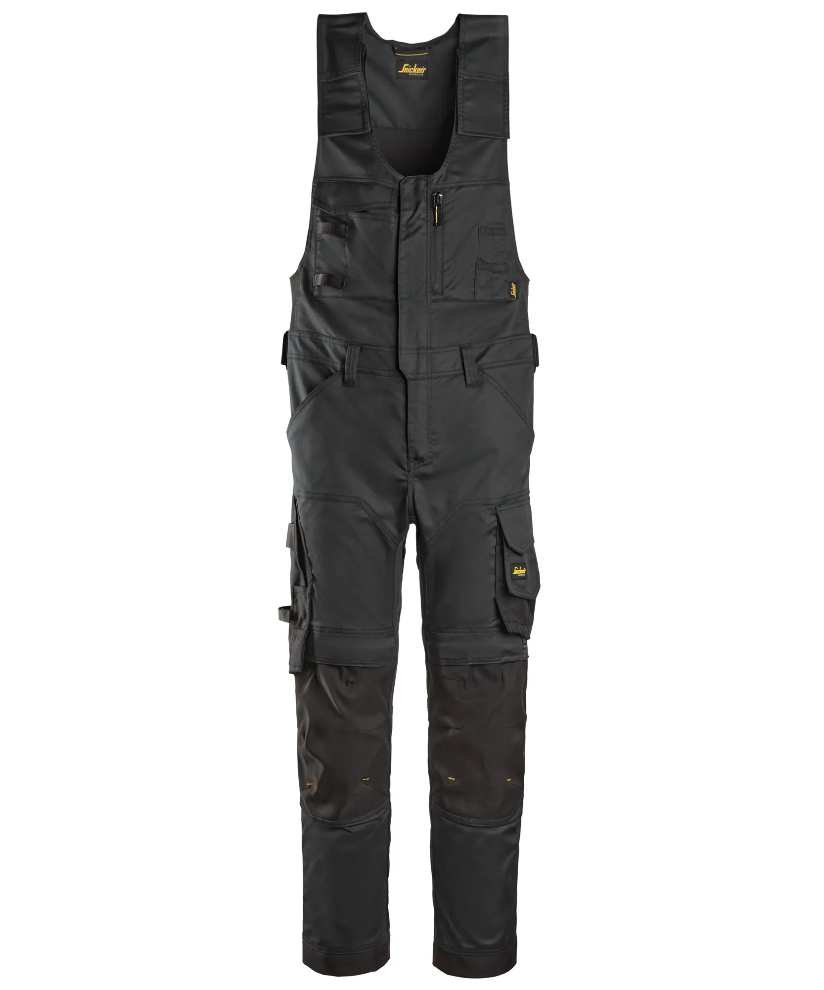 Snickers 6023 AllroundWork Stretch One-piece Trousers in Black/Black