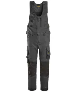 Snickers 6023 AllroundWork Stretch One-piece Trousers in Steel Grey/Black