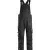 Snickers 6051 AllroundWork Stretch Bib & Brace Trousers in Black/Black