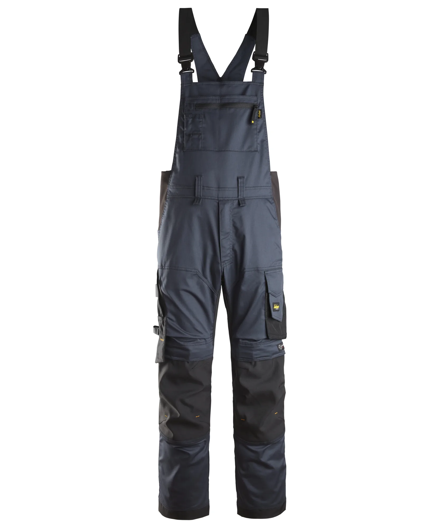 Snickers 6051 AllroundWork Stretch Bib & Brace Trousers in Navy/Black