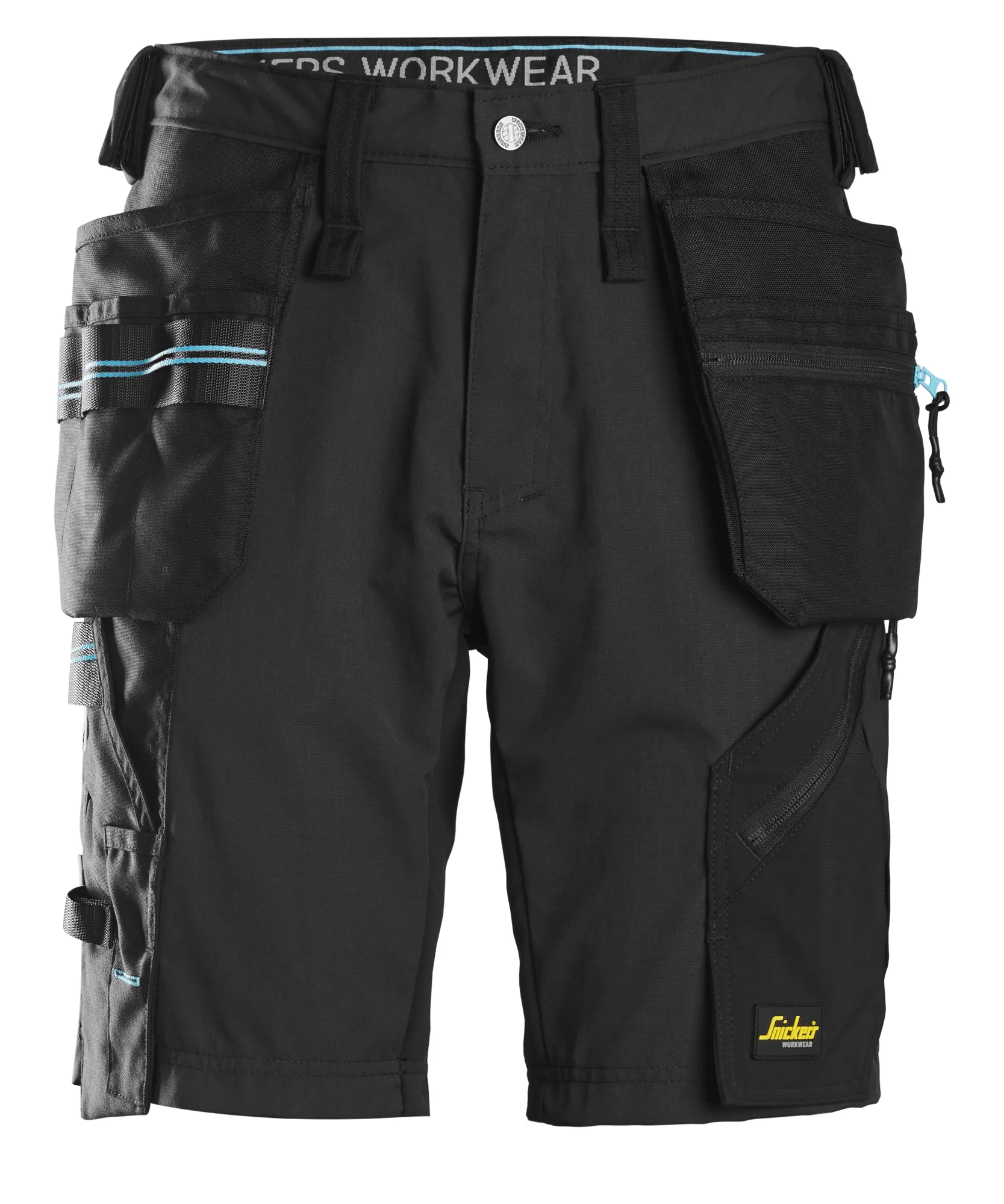 Snickers 6110 LiteWork 37.5® Work Shorts Holster Pockets in Black/Black