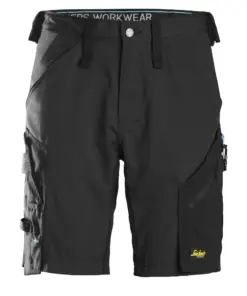Snickers 6112 LiteWork 37.5® Work Shorts in Black/Black
